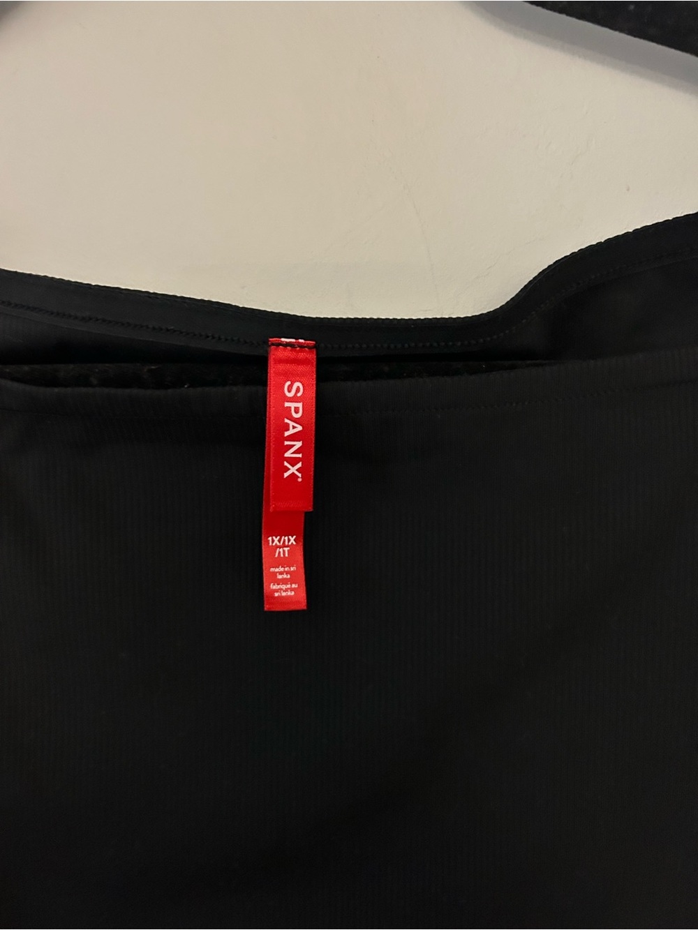 Spanx Suit Yourself Boat Neck Ribbed Black Bodysuit Size 1X - Picture 7 of 7
